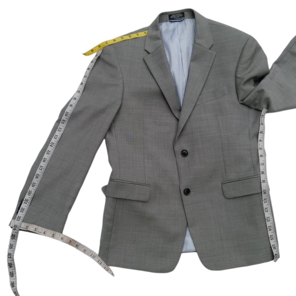 Tommy Hilfiger worsted wool gray blazer sz 38 - Picture 14 of 14